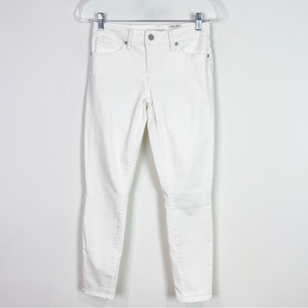 NWT. LUCKY BRAND WHITE LOW RISE LOLITA SKINNY JEANS WOMENS SZ 27x27